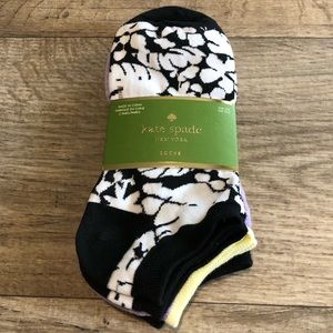 Kate Spade New York 3 Pairs No Show Socks